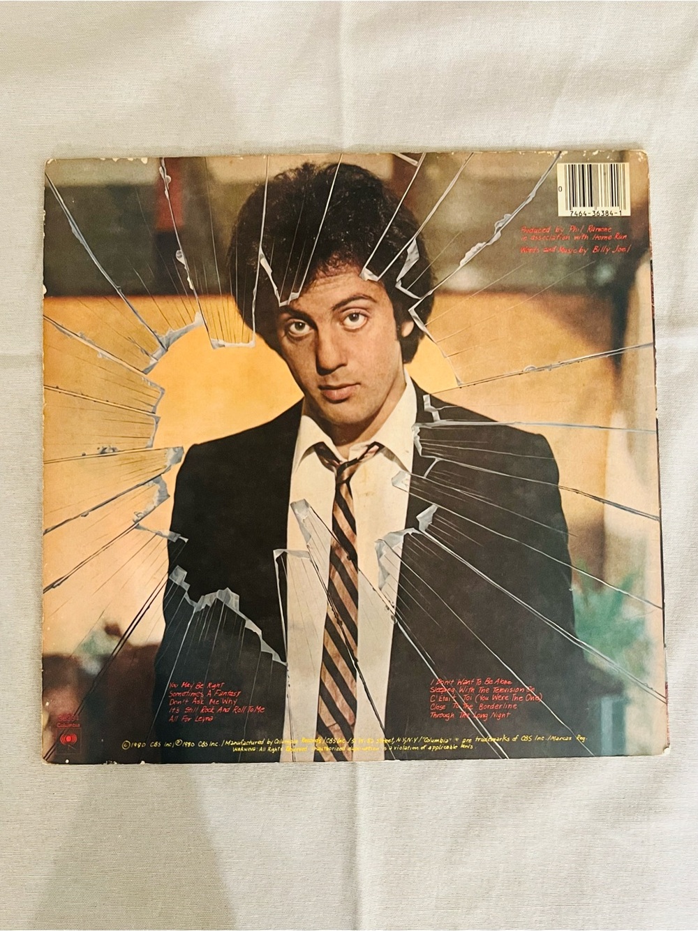 Vintage Original Billy Joel Glass Houses Vinyl Record - Picture 2 of 2